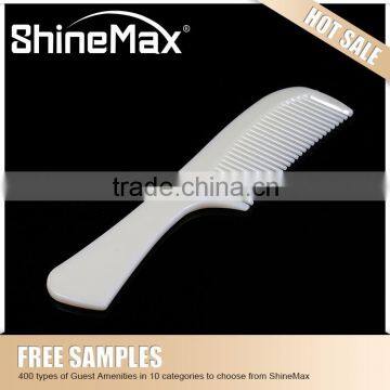 Plastic wide tooth stretch hair comb