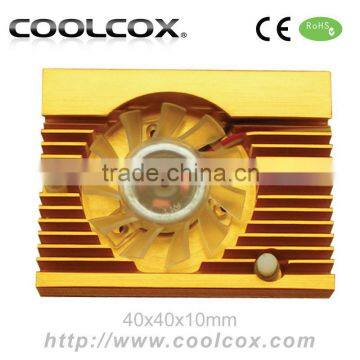 CoolCox Graphic card cooler fan 40x40x10mm,VGA cooler VC-AL4006,for nvidia Geforce,ATI Radeon,hole distance 54.8mm