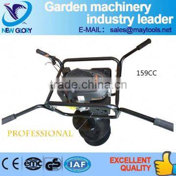 159CC Big Power Two Men Use Manual Post Hole Auger