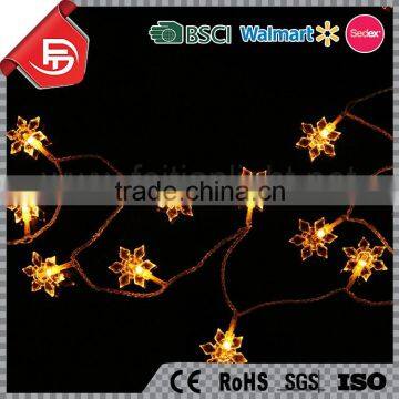 TZFEITIAN factory direct price warm white snowflake led cluster christmas lights