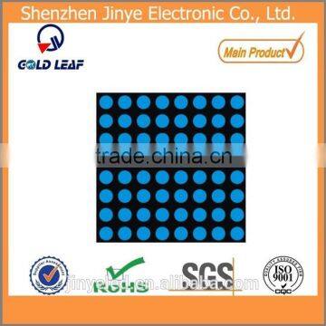 1.9mm blue led matrix 8x8