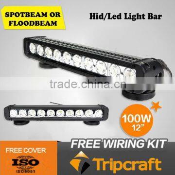 17 Inches 12V / 24V 100W 8050lm Cree Led Light Bar Led working light for SUV ATV Offroad Mining truck light