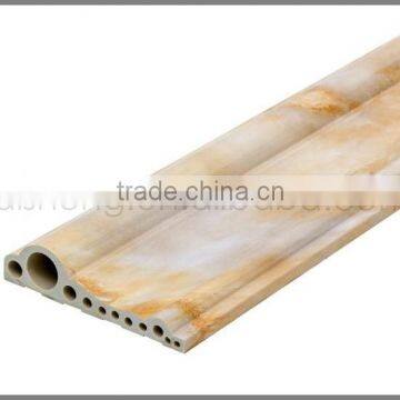 Top professional pvc moulding marble/stone/granite composite panel