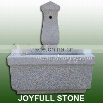 Granite Trough Outdoor Fountain