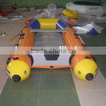 Hot Sale Inflatable boat with electric motor Speedboat Fishing Boat for Sale