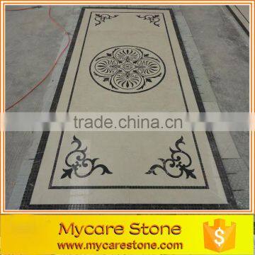 Flooring waterjet marble background pattern