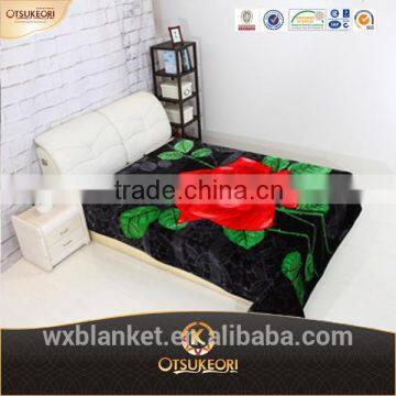 heavy fleece 100% polyester raschel factory sale blanket