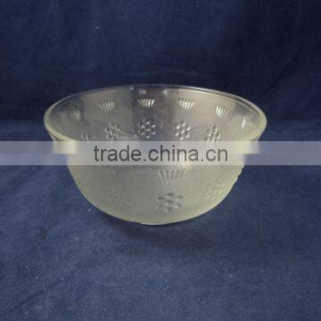 exquisite engraving glass bowl