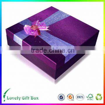 Metallic paper 2016 new gift packaging box