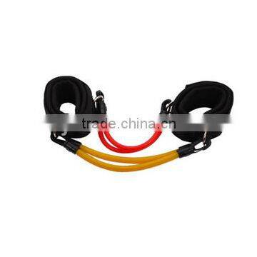 Set of 4 Leg Thigh Latex Resistance Band Gym Fitness Exercise Strong Tube Ankle Straps