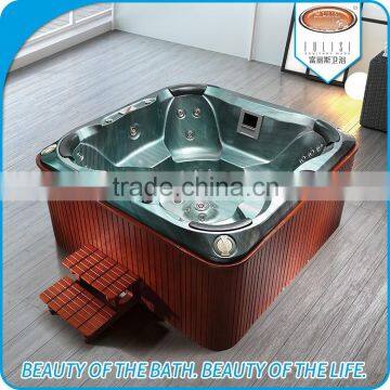 Elegant acrylic bath whirlpool massage bathtub spa tub