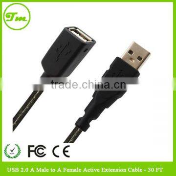 USB 2.0 cable A Male to A Female Active Extension - 30 FT