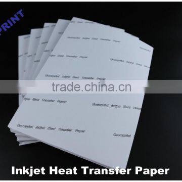 Dark A3 inkjet heat transfer paper for 100% cotton/inkjet heat transfer paper for canon printer/inkjet heat transfer paper