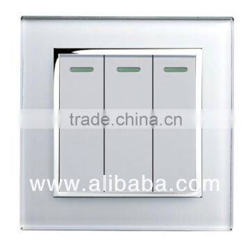 RTS2005 Mechanical Light Switch 3 Gang White CT