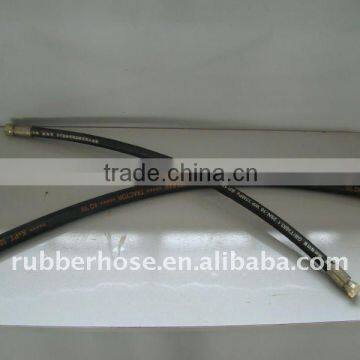 Wire Braid Hydraulic Hose With Fittings