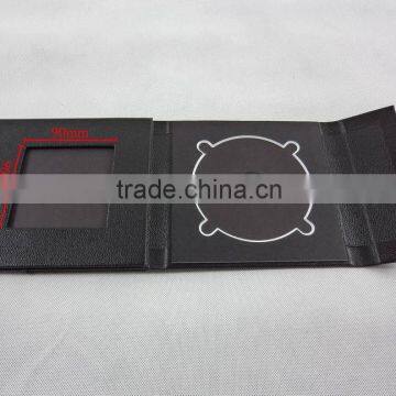 leather CD & DVD folios with 2 pictures and 1 disc