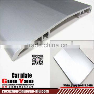 Silver Anodized Aluminium Profiles For Car Plate