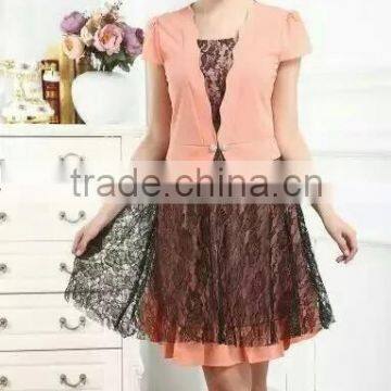 Short Sleeve One-piece Dress