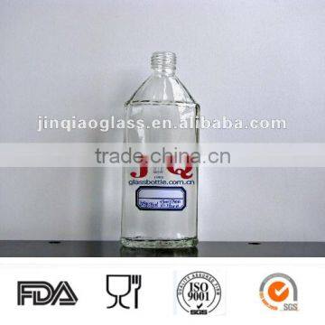 275ml clear glass spirit bottle