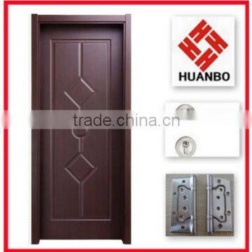 New Design PVC coated MDF interior Wooden room doors