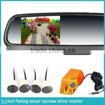 4.3 Inch Car Gps Rearview Mirror With Parking Sensor, LCD Auto-dimming photo-3