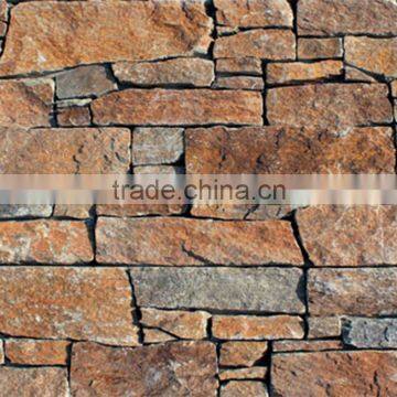 Natural Stone Rusty Quartz Wall Paneling