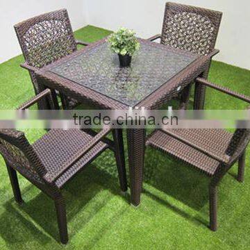 ZT-1009CT PE rattan/wicker table arm chair