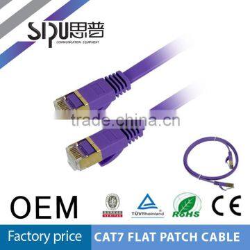 SIPU good quality flat cat6 utp patch cord best price utp cat6a patch cable wholesale 1 meter utp cat6 patch cable