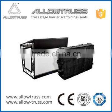 TOP sale aluminum folding table dj booth for sale