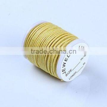 2015 Hot Sell Colorful 2.5mm Round Korea Cotton Waxed Cord for Bracelet Necklace Garments Wholesale photo-4