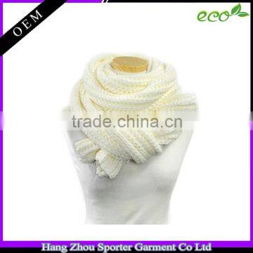 16FZSF05 fall winter women acrylic knitted scarf