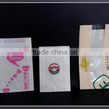 Oil-proof Kraft Paper Bag With Clear Window for Food Use photo-2