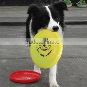 2015 funny outdoor playing dog silicone Flying Disc