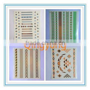 Currrent Designs Body Gold Metallic Temporary Tattoo photo-4