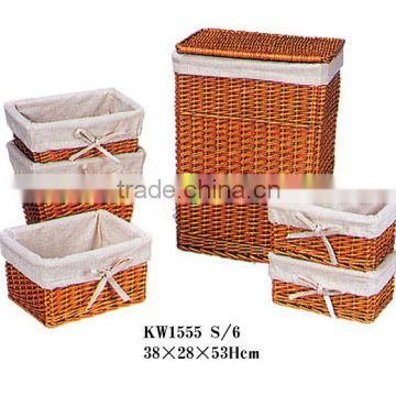 wicker laundry basket and willow laundry hamper