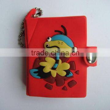 NEWEST PVC Design Memo Pad with Key Chain