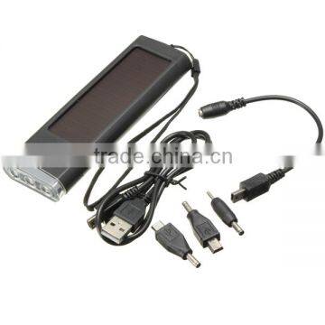 High Quality Mobile Solar Charger with LCD Lighting