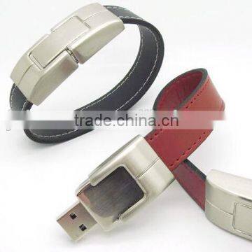 Elegant factory direct selling 1 terabyte usb flash drive Brand Custom Leather Can be printed logo