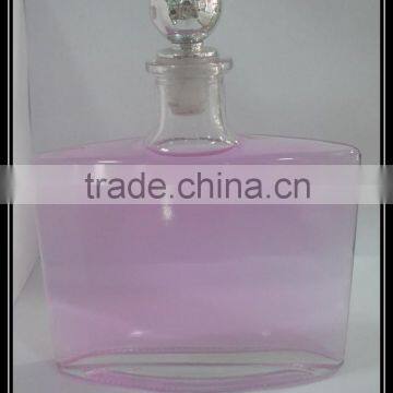flat shape reed diffuser glass empty roll on bottle