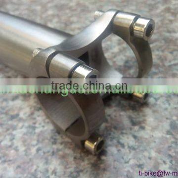 Titanium Tandem Bicycle Stem Custom Titanium Bike Stems for Road Mountain Tandem Bikes XACD Titanium Bike Stem in China photo-6