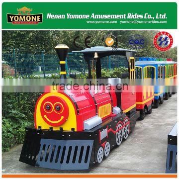 Electric antique tourist train, trackless road train for sale