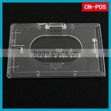 plastic rigid id card holders for hanging