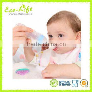 Safe 90ML Silicone dBaby Feeding Bottle with PP Spoon and Cover