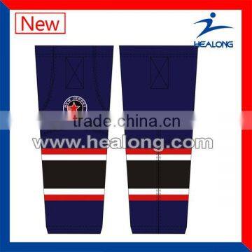 Cheap Ice Hockey Sock For Sales, Ice Hockey Socks, 100% polyester hockey socks