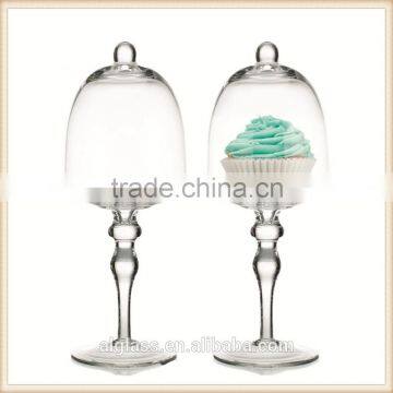 wholesale cheap cake plate with dome