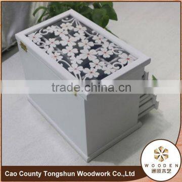 Mini Wooden Treasure Chest Jewelry Box Packaging Jewelry Box
