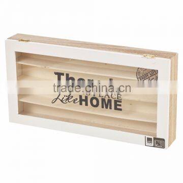 Hotsale Wooden 4 Grids Tea Bag Storage Box photo-4