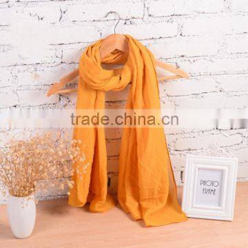 New Fashion Winter Pure Women Scarf Long Cotton Candy Colors Shawl Warm Soft Women Muffler photo-6