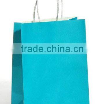 Wholesale Solid Color Gift Colorful Paper Kraft Bags photo-2