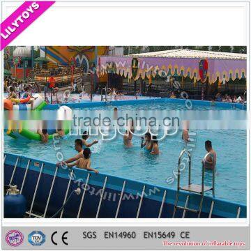 Hot Above Ground Stainless Steel Pools/inflatable Amusement Parkframe Pool/ photo-4